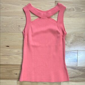 Bailey 44 Peach Cut Out Tank Top | Size Medium